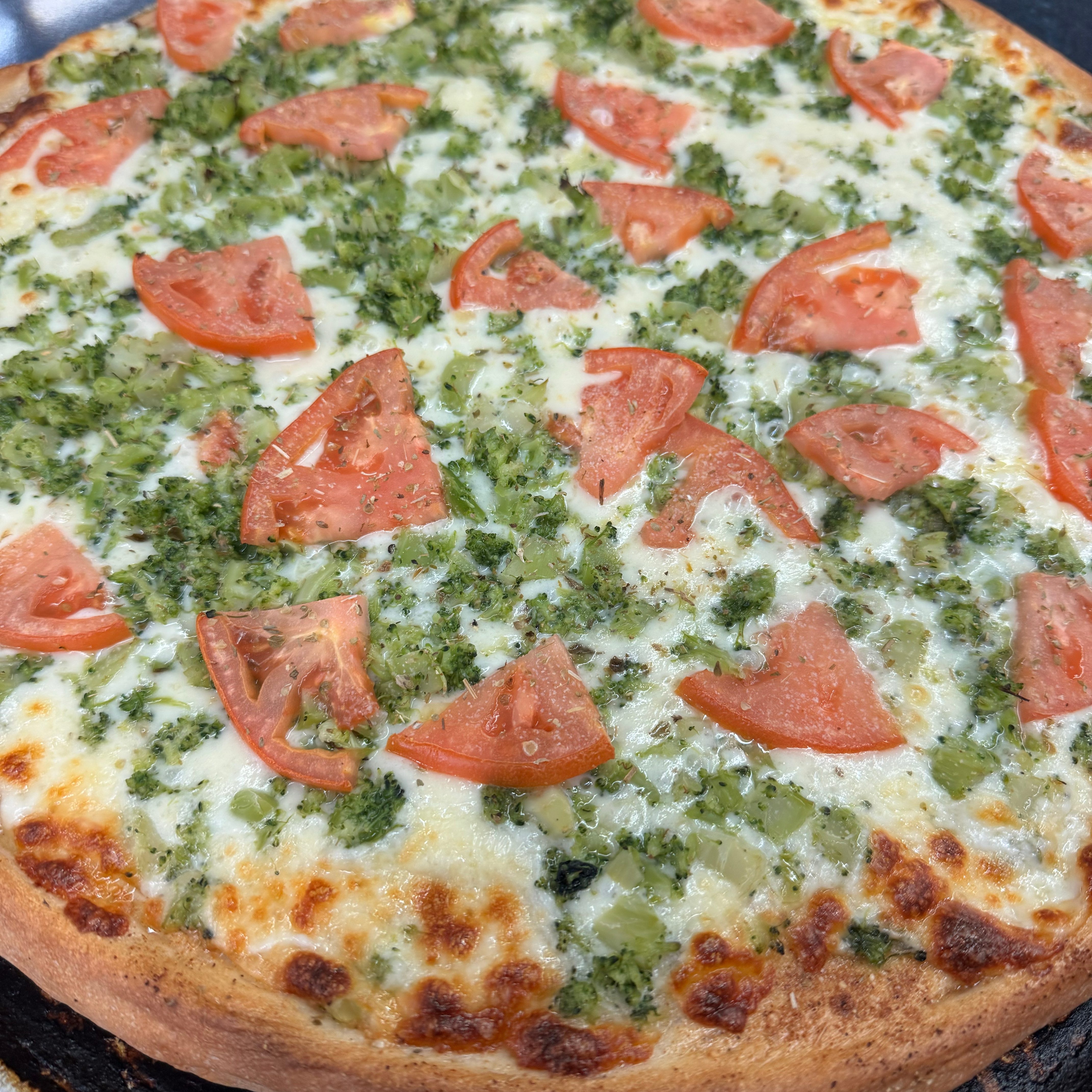 Garlic Bianca Pizza.