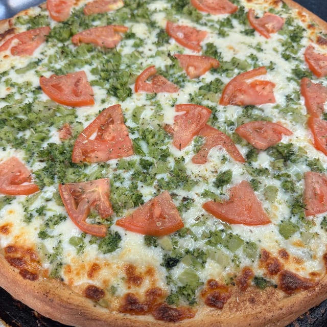 Garlic Bianca Pizza.